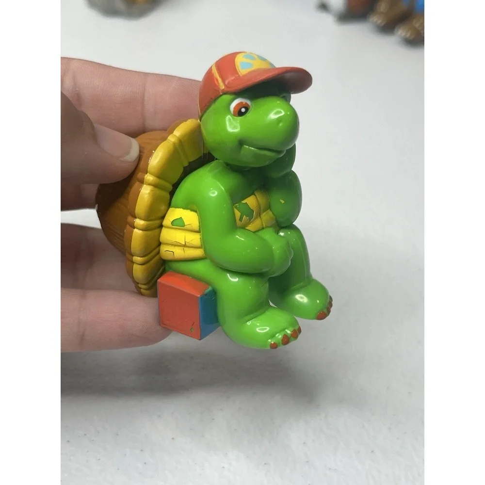 Vtg Franklin The Turtle Deluxe Desktop Set Tape Dispenser Pencil Sharpen Stapler